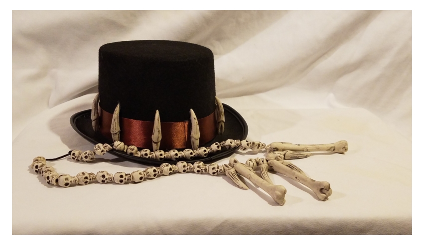 HALLOWEEN VOODOO WITCH Doctor Scary Skeleton Joke Fancy Dress Bone Necklace  £9.49 - PicClick UK