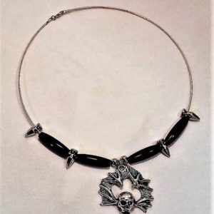 GOTHIC-SKULL-Freedom-Skull-Choker-gothic-jewelry-vampire-jewelry-antique-occult-jewelry-custom-jewelry-1