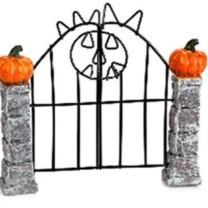 wholesale-Darice-3115-398-Halloween-Miniscape-Gate-4.5-X-4"-(-Pack-of-1-)-pumpkin