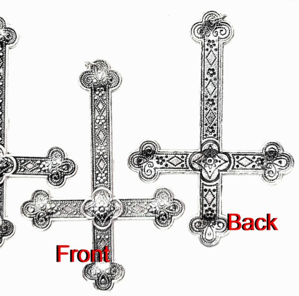 HI5PC Inverted cross pendant halloween gothic jewelry bulk 5-piece